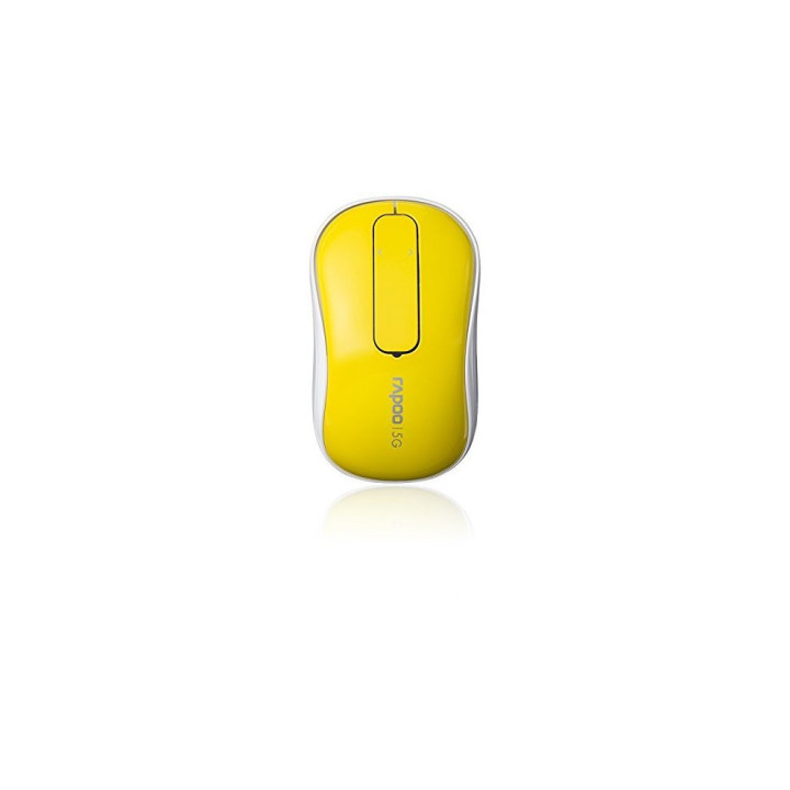 Rapoo T120 Yellow Wireless Mouse with USB Receiver