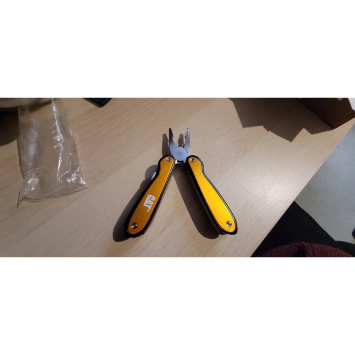 CAT 11in1 Micro Pliers With LED Screwdriver Wire Cutter Hiking Camping Fishing