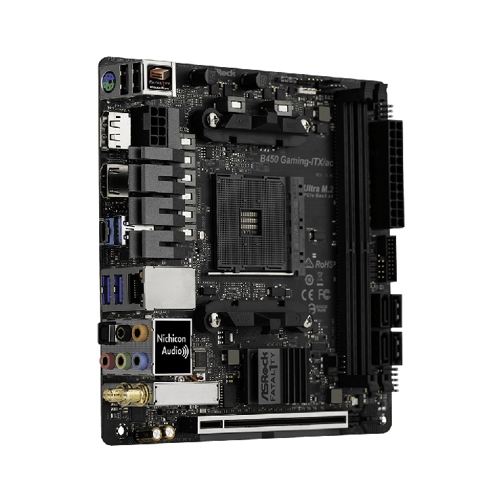 ASRock Fatal1ty B450 Gaming-ITX/ac – Mini-ITX AM4 Gaming Motherboard