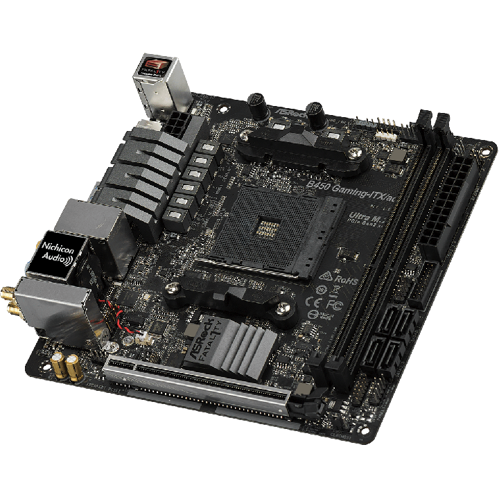ASRock Fatal1ty B450 Gaming-ITX/ac – Mini-ITX AM4 Gaming Motherboard