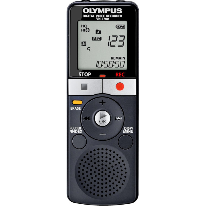 Olympus VN-7700 Digital Voice Recorder 2GB V404130BE000